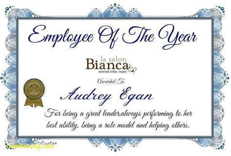 Best Employee Award Certificate Templates 3 - Best Templates Ideas For You | Be… | Employee ...