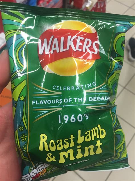 Walkers Flavours Of The Decades Crisps: Coronation Chicken etc