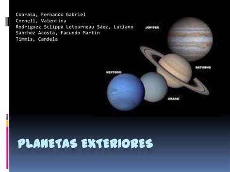 Planetas exteriores