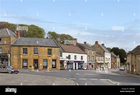 Crewkerne, Somerset, United Kingdom - 24 April 2009: View from Market ...