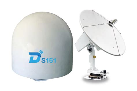 Ditel S151 C Band Ku Band 150cm Dish 3 Axis Gps Marine Internet Satellite Tv Antenna Receiver ...