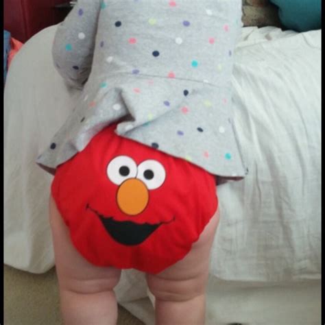 Elmo Diaper Cover Available in different brands