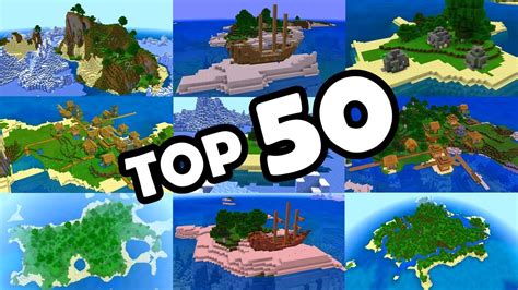 TOP 50 BEST SURVIVAL ISLAND SEEDS for MINECRAFT BEDROCK EDITION! (PE, Xbox, PS4, Switch & W10 ...