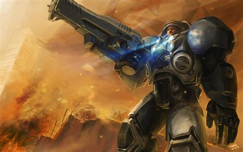 Starcraft 2 Marine Wallpapers - Top Free Starcraft 2 Marine Backgrounds ...