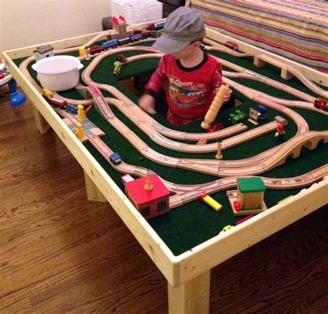 38 best images about Kids Train Table on Pinterest | Train tracks, Mom and Do it yourself