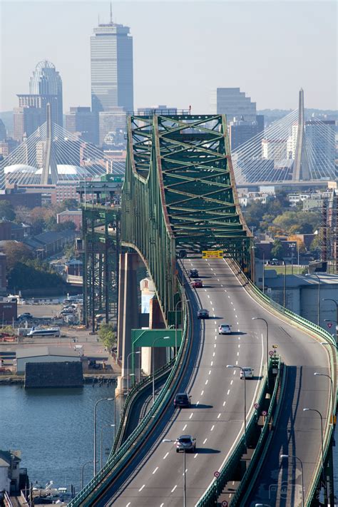 Tobin Bridge near Boston