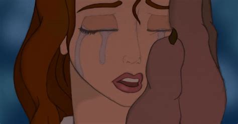 belle crying | Belle Crying Coloured by Cameron-Chase91 | Beauty And The Beast | Pinterest | Belle