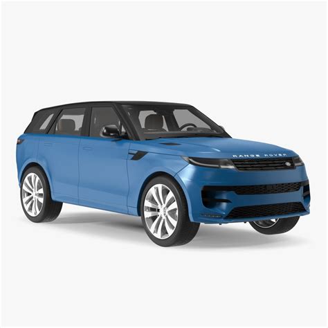 Blue Range Rover Sport 2023 Simple Interior 3D Model $99 - .max .3ds ...