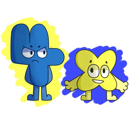 BFB Four and X by GhostlyBlues on DeviantArt