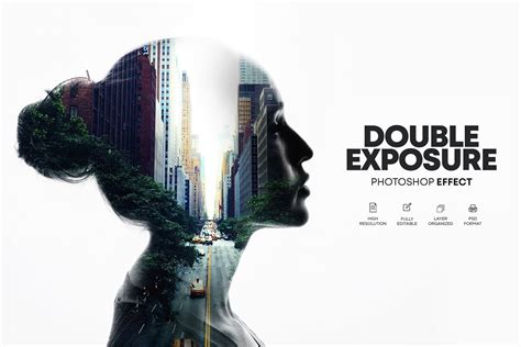 Double Exposure Photoshop Effect | Creative Market