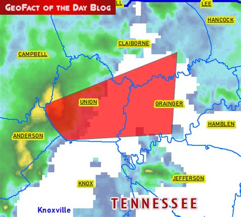 GeoFact of the Day: 6/24/2019 Tennessee Tornado Warning