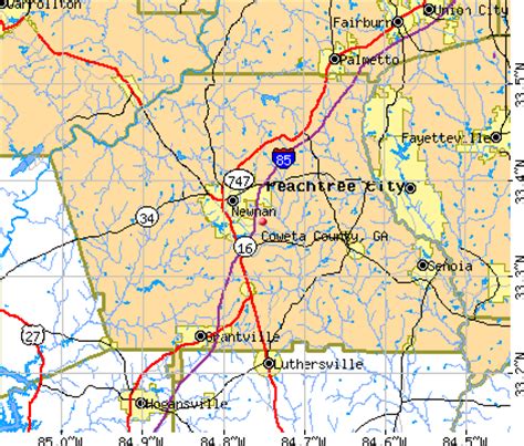 Coweta County, Georgia detailed profile - houses, real estate, cost of ...