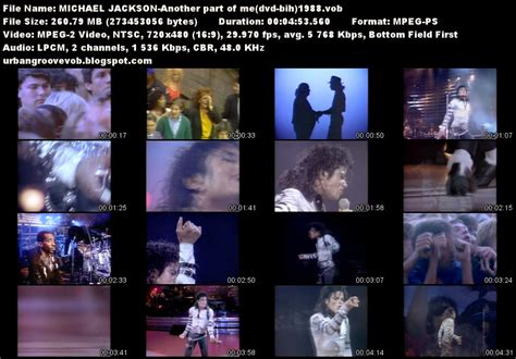 Urban Groove Vob Collection: Michael Jackson - Another Part Of Me (1986)