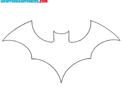 How to Draw a Halloween Bat - Easy Drawing Tutorial For Kids