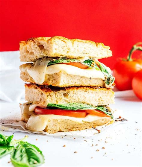 Tomato Mozzarella Caprese Panini | Live Eat Learn