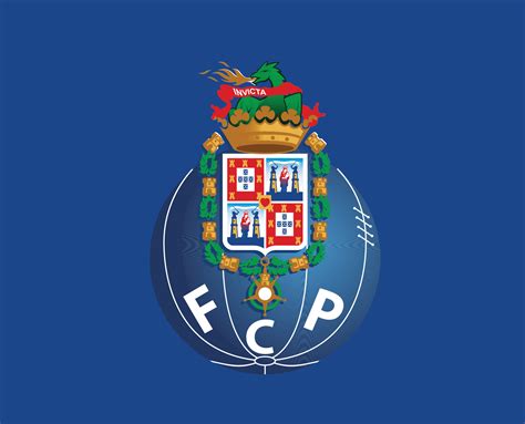 FC Porto Club Logo Symbol Portugal League Football Abstract Design ...