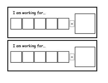 Token Board Template for Special Ed/ABA/Autism Classrooms by Victoria Giannini