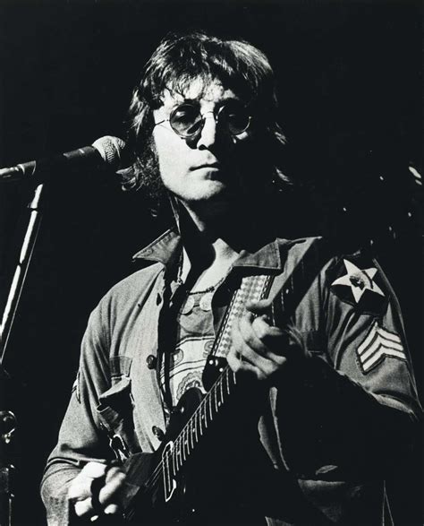 Bob Gruen - John Lennon Bob Gruen press photo (John Lennon at Madison ...