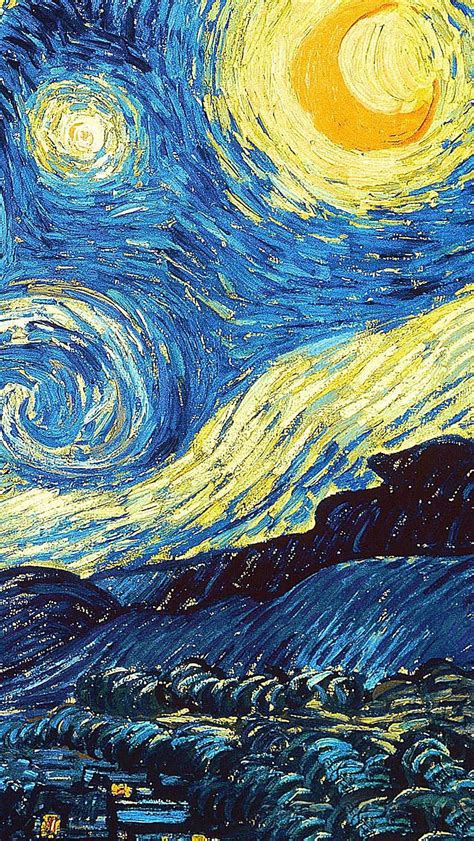 Iphone Starry Night Van Gogh, iphone van gogh HD phone wallpaper | Pxfuel