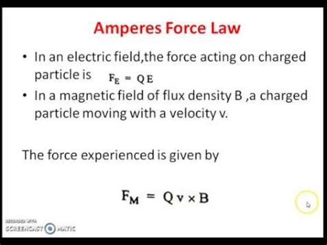 Lecture 4.Amperes Force law-Electromagnetics - YouTube