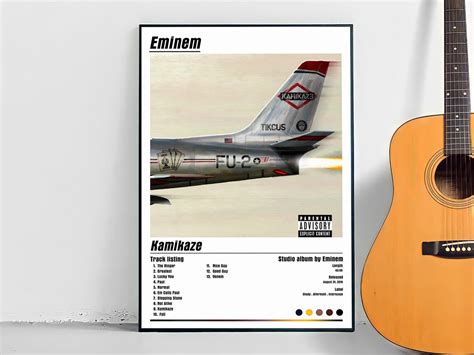 Eminem Kamikaze Album Cover Poster | Etsy