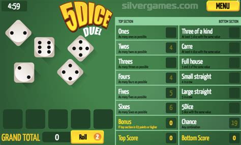 5 Dice Duel - Play Online on SilverGames