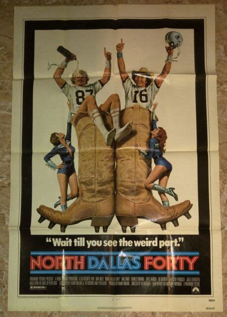 1979 NORTH DALLAS FORTY 1-SH 27x41 Movie Poster VG 4.0 Nick Nolte | eBay