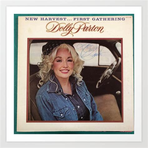 DOLLY PARTON ALBUM COVER Art Print by lipsjust | Society6