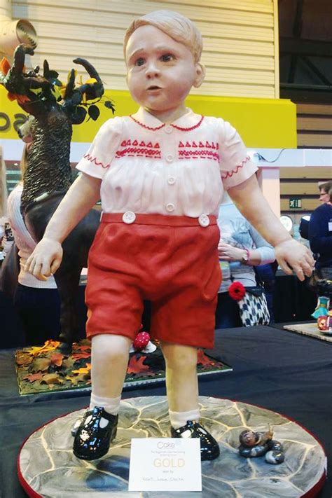 Life-sized cake of Prince George scoops baker top award at Cake ...