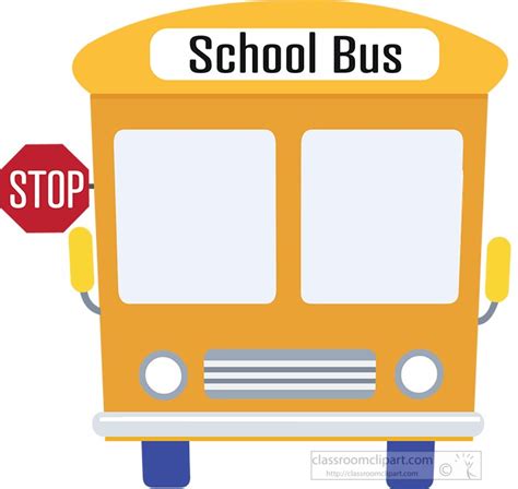 School Bus Stop Sign Clipart