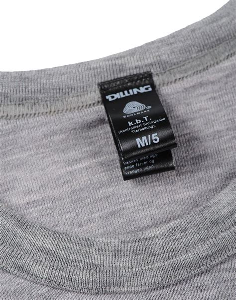 Long Sleeve Thermal Top DILLING Mens Merino Wool Base Layer Clothing Underwear