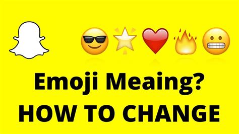 Snapchat Emojis Meaning And How to Change 2021 - YouTube