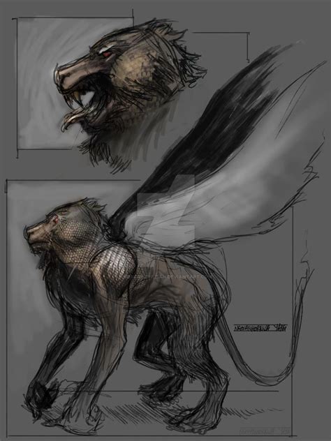 Flying Monkey Sketch by BDxCrazyazian on DeviantArt