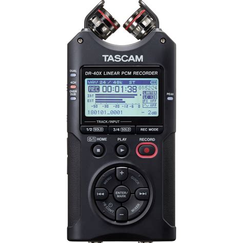 TASCAM DR-40X 4-Channel / 4-Track Portable Audio Recorder DR-40X