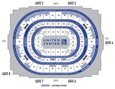 united center seating chart with rows and seat numbers | Brokeasshome.com