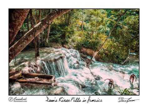 Old Photo: Dunn's River Falls in Jamaica - Burnsland Archives