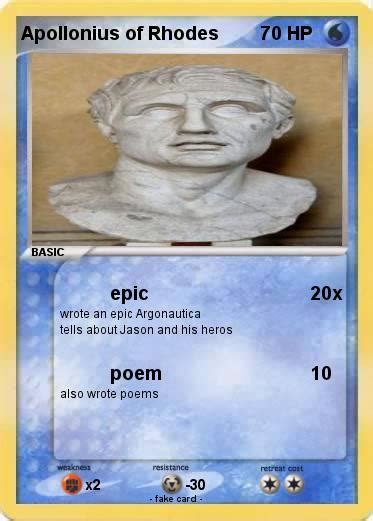 Pokémon Apollonius of Rhodes 3 3 - epic - My Pokemon Card