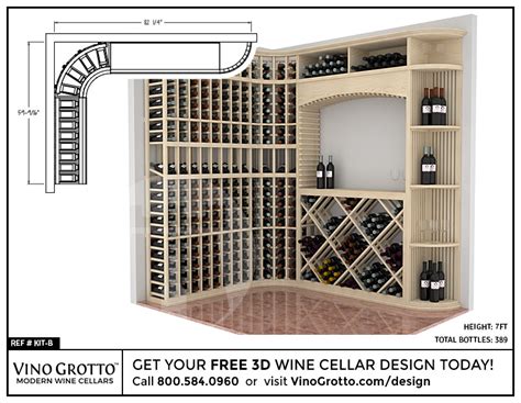 Wine Cellar Design Services by Vino Grotto - Free 3D Design