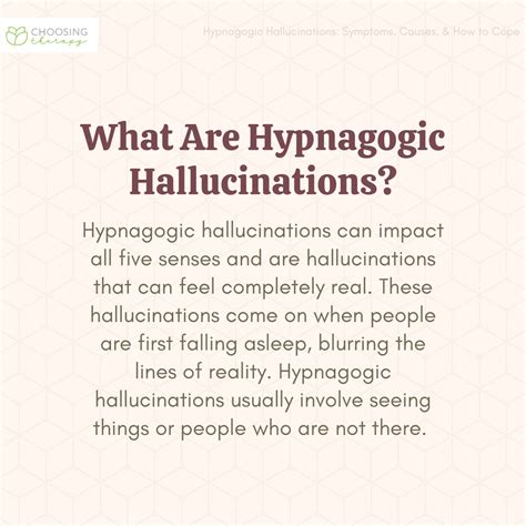 How Hypnagogic Hallucinations Affect Sleep