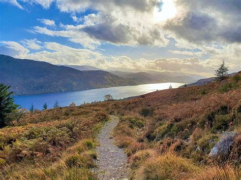 Loch Ness, 1000ft above, Scotland, Mountains, clouds, sky, highlands ...