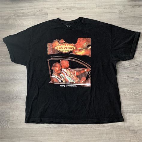 Tupac Las Vegas Supply & Demand Shirt Size 3XL minor... - Depop