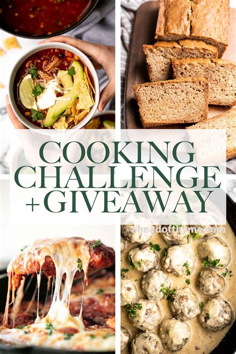 Monthly Cooking Challenge and Giveaway - Ahead of Thyme