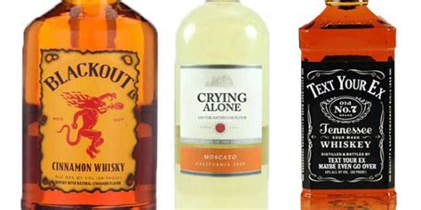 PICTURED: Re-branded booze bottle labels are scarily spot-on