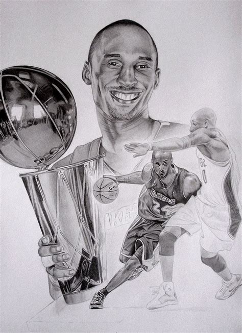 Kobe Bryant by KLSADAKO on deviantART ~ traditional pencil art Pencil Art Drawings, Art Pencil ...