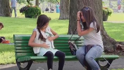 She saw this Pregnant young girl in labor at the park, and the baby’s ...