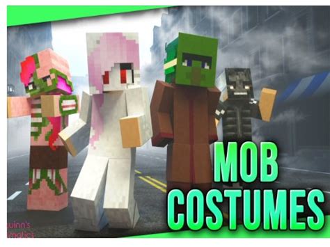 Paper Minecraft Mob Costumes