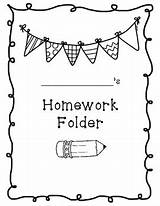 Kindergarten Homework Cover Page Sketch Coloring sketch template