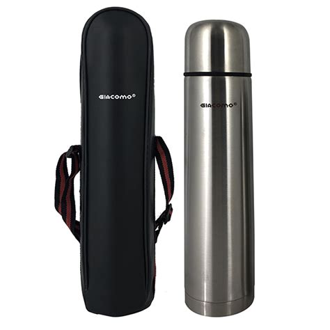 1L Stainless Steel Vacuum Insulated Flask With Pouch – Giacomo Marketing