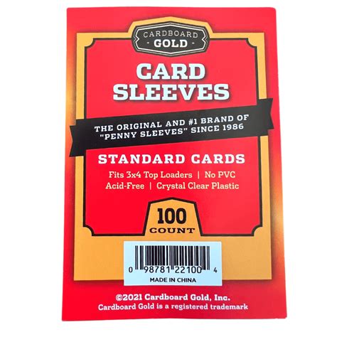 10,000ct Case Soft Card Sleeves for Standard Size Trading Cards ...