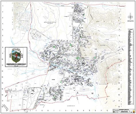 Salta City Map, Prov. Salta, Argentina